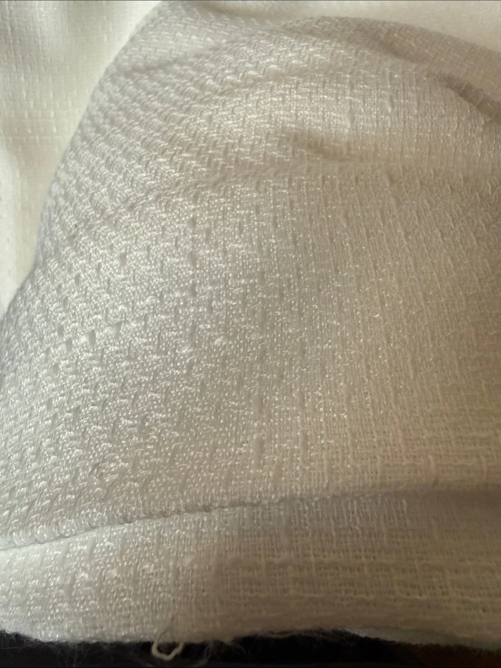 Laura Ashley Solid Texture Pole Top Curtain Panels 4 Pack 38x84 Ivory NIP